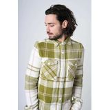 Kultivate - ST Treeline - Blouse - Blanc de Blanc - Lange Mouw - Knoopsluiting