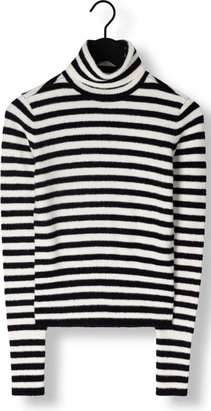 Catwalk Junkie Kn Namara Stripe Truien & vesten Dames - Sweater - Hoodie - Vest- Zwart