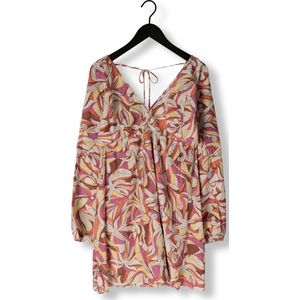 Catwalk Junkie - V-neck Dress With Straps Detail - Jurken - Multi - Rok