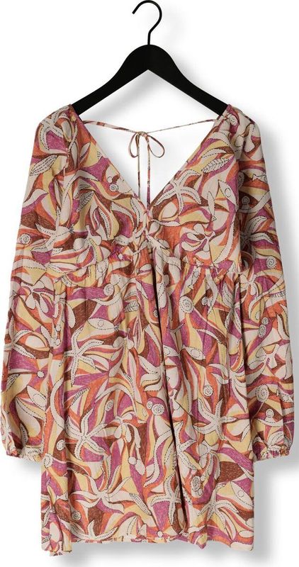 Catwalk Junkie - V-neck Dress With Straps Detail - Jurken - Multi - Rok