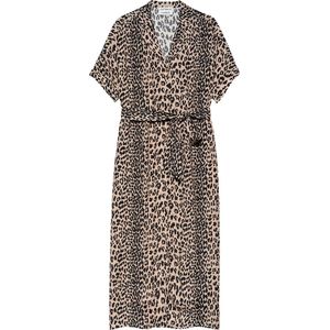 Catwalk Junkie - Resort Collar Shirt Dress - Maxi Jurk - Bruin
