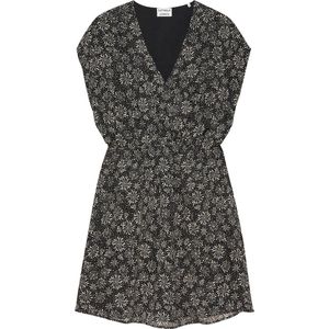 2402023418 Overlay v-neck dress