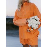 Catwalk Junkie - Poplin Short - Kleur - Materiaal