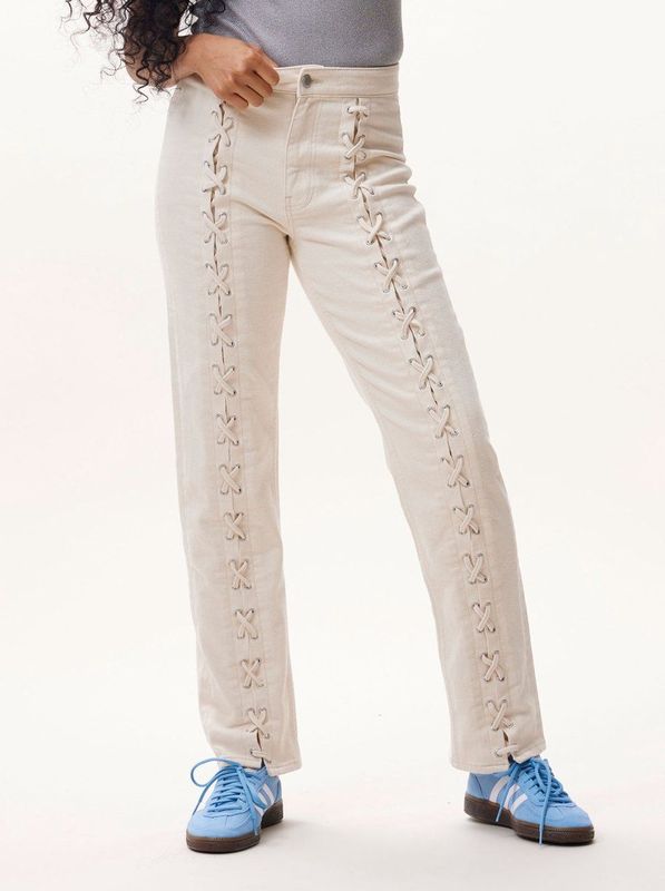 Catwalk Junkie LACED SLIM LEG DENIM JEANS 2402026402 W28