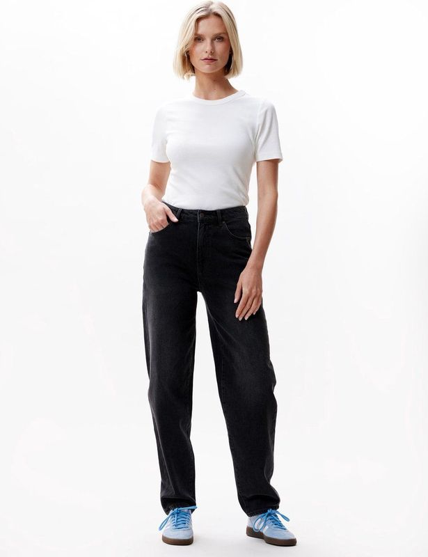 Catwalk Junkie - Jn Barrel L32 - Jeans - Zwart - Katoen