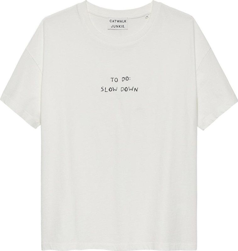 T-shirt - Wit - Relaxed Tee