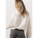 Catwalk Junkie - Cropped Button Up Blouse - Wit - Dames