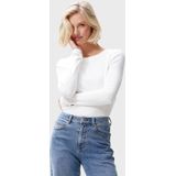 Catwalk Junkie - Rib Long Sleeve - Off White