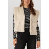 Catwalk Junkie - Teddy Body Warmer - Wit - Zachte Stof