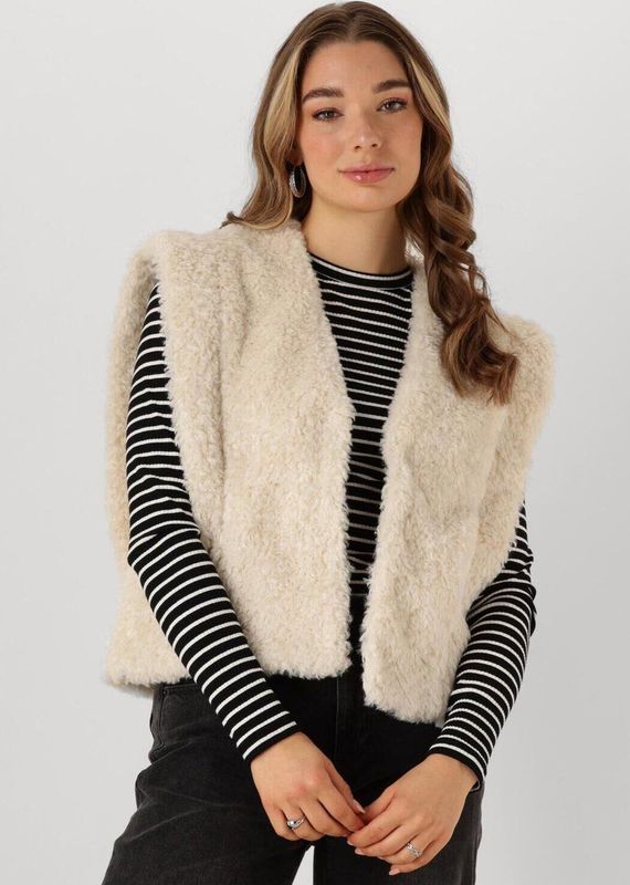 Catwalk Junkie - Teddy Body Warmer - Wit - Zachte Stof