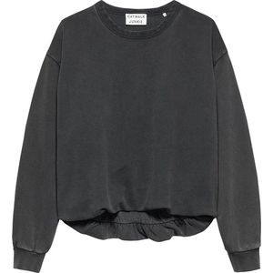 Catwalk Junkie - Dames Sweater - Grijs - Regular-fit - Ronde Hals - Lange Mouwen