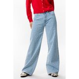 Catwalk Junkie Jeans Loose - Getextureerd Blauw - Klassiek 5-Pocket Design