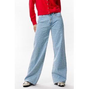 Catwalk Junkie Jeans Loose - Getextureerd Blauw - Klassiek 5-Pocket Design