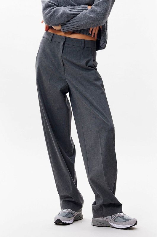 Pantalon - Dark Grey Melange - 67% Polyester 29% Rayon 4% Spandex