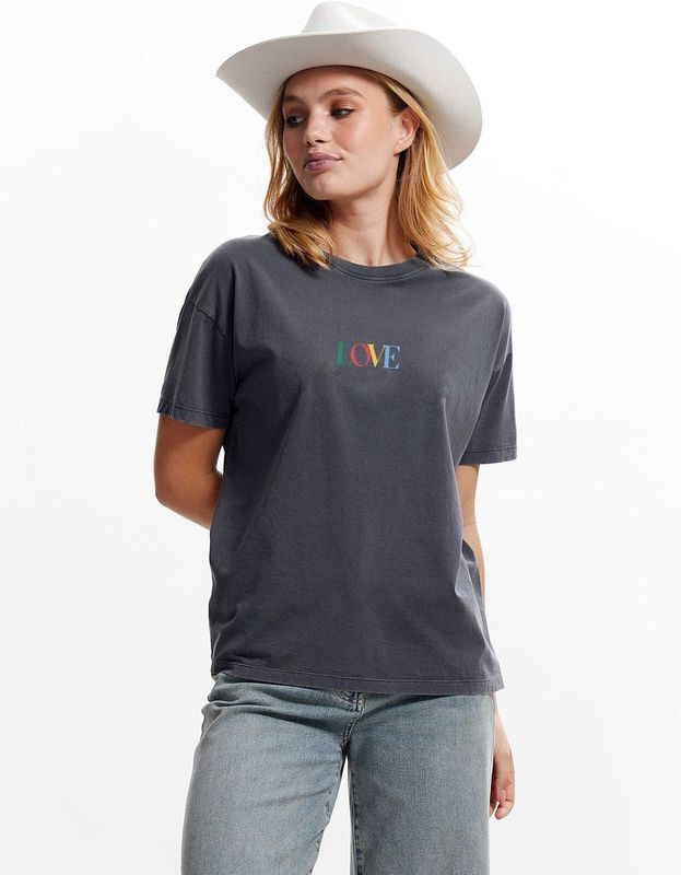 Catwalk Junkie - Graphic T-shirt - Grijs - Dames