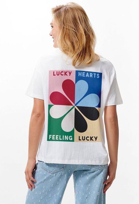 Catwalk Junkie - Graphic T-shirt - Wit - Biologisch Katoen