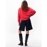 Catwalk Junkie - Tuck in Sweater - Rood - Biologisch Katoen