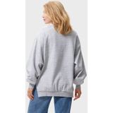 Catwalk Junkie - Dames Sweater O-hals Relaxed Fit - Grijs