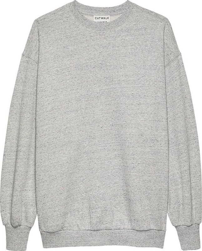 Catwalk Junkie - Dames Sweater O-hals Relaxed Fit - Grijs