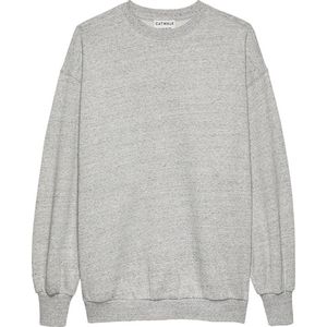 Catwalk Junkie - Dames Sweater O-hals Relaxed Fit - Grijs