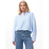 Catwalk Junkie - Tuck In Blouse - Blauw - Dames