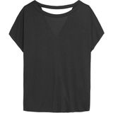 Catwalk Junkie - T-shirt - Donkergrijs - 2502010220 - Met Open Rug Detail