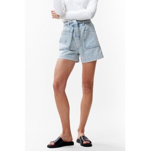 Catwalk Junkie - Korte Broeken - Dames - Blauw - Denim - Met Elastische Tailleband