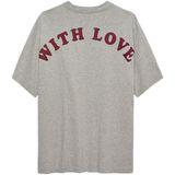 Catwalk Junkie - Oversized Graphic T-shirt - Grijs - Dames - Biologisch Katoen