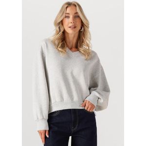Catwalk Junkie - Grijze V-hals Trui - Dames - Katoen