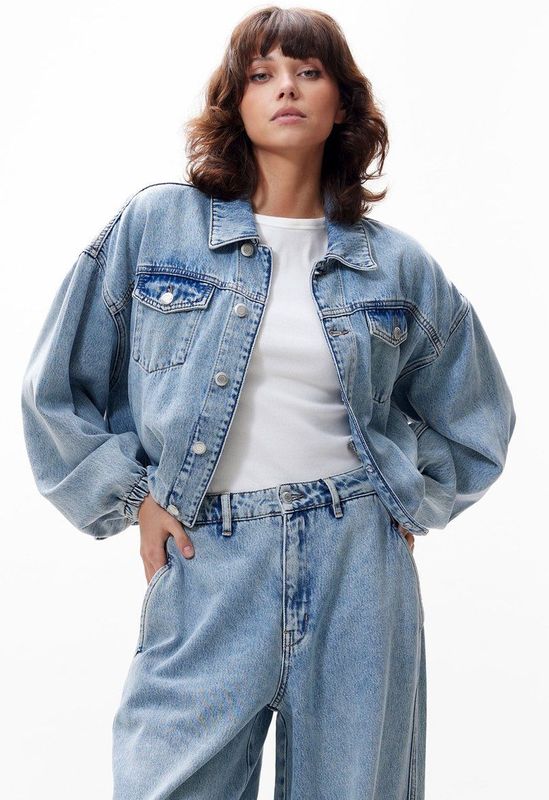 Catwalk Junkie - Tuck In Denim Jacket - Air - Dames Jack
