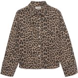 Catwalk Junkie - 2503022402 - Denim Jas - Grey Morn - Luipaardprint