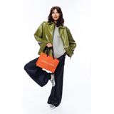 Catwalk Junkie - Vegan Lederen Jas - Groen - Oversized