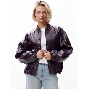 Catwalk Junkie Tuck In Varsity Jacket Dames - Jas - Bordeaux - Maat 38