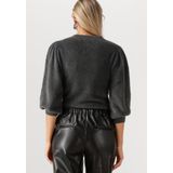 Catwalk Junkie - Fuzzy Puff Sleeve Knit - Hoodie - Donkergrijs