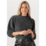 Catwalk Junkie - Fuzzy Puff Sleeve Knit - Hoodie - Donkergrijs