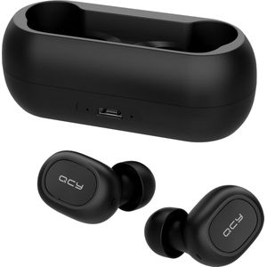 QCY T1 - Volledig draadloos in-ear oordopjes - Zwart