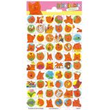 Dikkie Dik Stickervel Junior Papier Bruin 60 Stuks - sinterklaas- schoencadeau