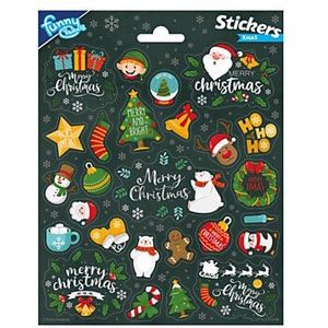 Stickervel Kerst