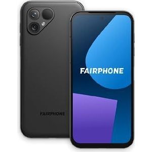 Fairphone 5 5G smartphone 256 GB 16.4 cm (6.46 inch) Zwart Android 13 Dual-SIM