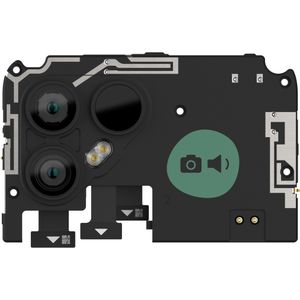 Fairphone Achterste camera's (Module, Fairphone 4), Onderdelen voor mobiele apparaten, Zwart