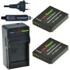 ChiliPower DMW-BCM13 Accu's Voor Panasonic - Inclusief Oplader - 2-Pack