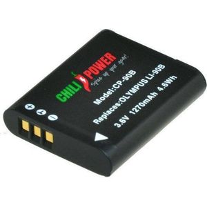 ChiliPower Li-90B / Li-92B accu voor Olympus  - 1270mAh