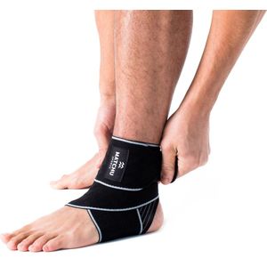 Matchu Sports - Enkelbandage - Hoogwaardig kwaliteit - Enkelbrace universeel - Enkelbrace sport - Elastisch
