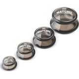 Matchu Sports - Cupping set van 4 stuks - Cellulite cups - Cupping cups - Full body - Donker grijs - Makkelijk te reinigen