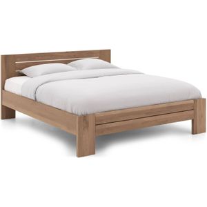 Goossens Bedframe Aberson, 160 x 200 cm met laag voetbord