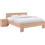 Goossens Bedframe Aberson, 160 x 210 cm met laag voetbord