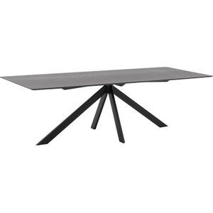 Goossens Excellent Eettafel Ferris Piramide Poot, Rechthoekig 260 x 100 cm