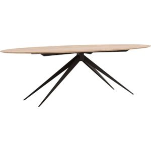 Goossens Excellent Eettafel Ferris, Ovaal 260 x 130 cm