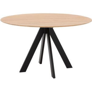 Goossens Excellent Eettafel Ferris Piramide Poot, Rond 130 x 130 cm