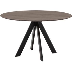 Goossens Excellent Eettafel Ferris Piramide Poot, Rond 120 x 120 cm